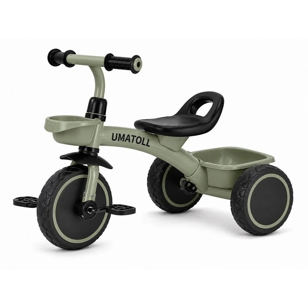 UMATOLL Toddler Tricycle Green Model T308 Ages 1.5-4 New Open Box Assembly Req